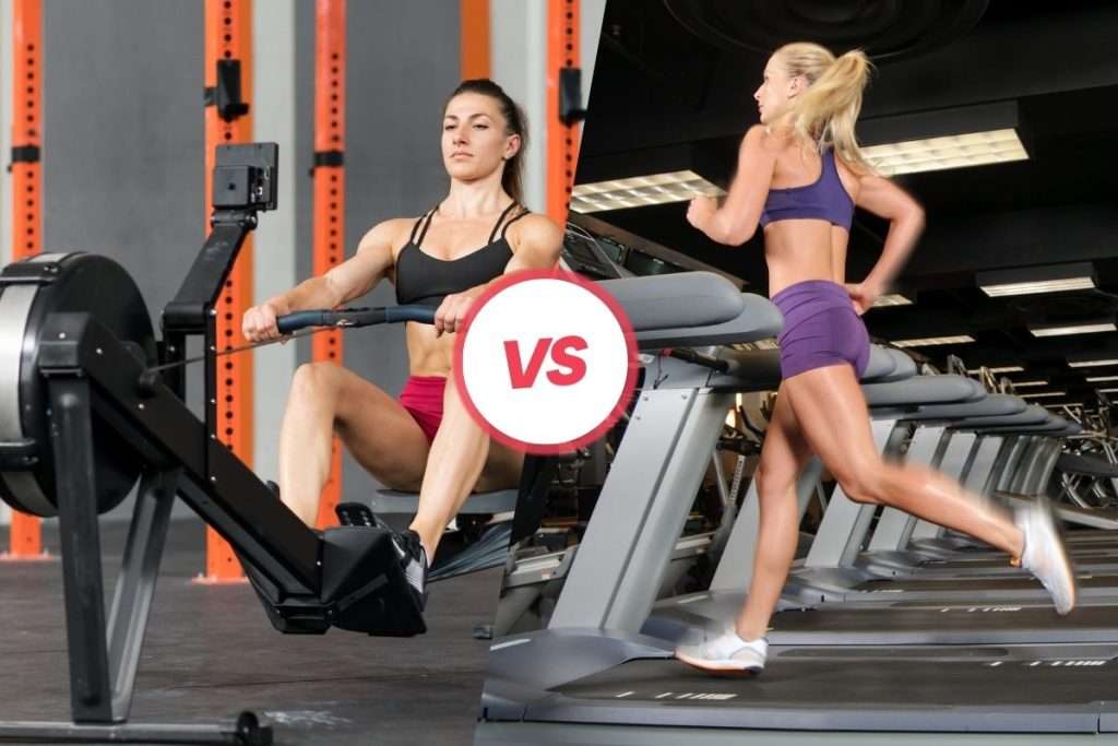 rowing machine vs treadmill