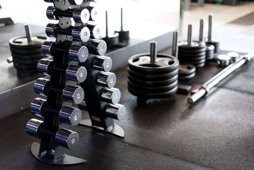Use a Dumbbell Tree Rack